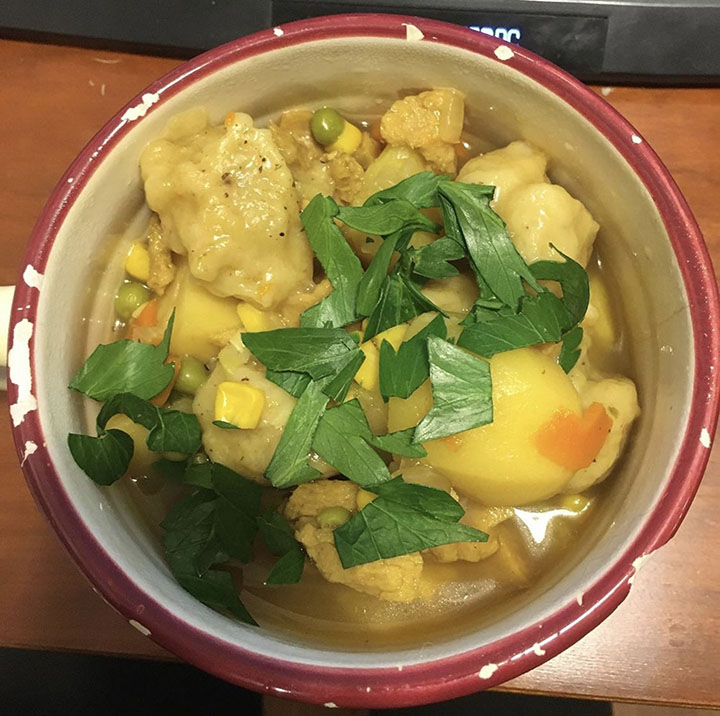 Vegan Chicken and Dumplings