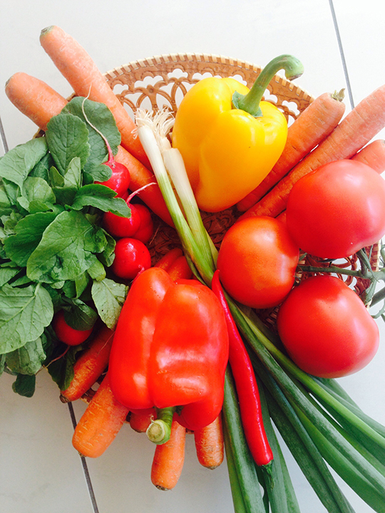 Carrot and Red Bell Pepper Salad