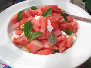 Watermelon Mint Salad